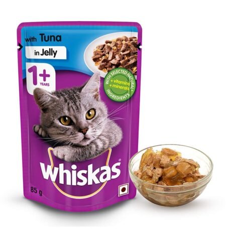 WHISKAS TUNA IN JELLY ADULT CAT FOOD