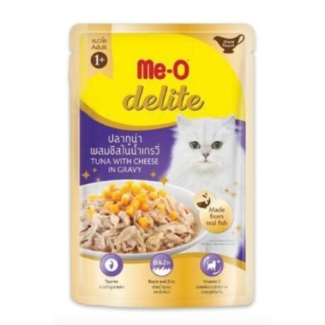 MEO DELIGHT TUNA CHESSE IN GRAVY WET FOOD