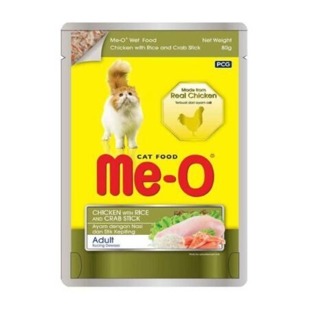 MEO CHICKEN WITH RICE & CRABSTICK CAT WET FOOD