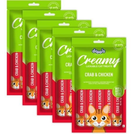 DROOLS CREAMY TREAT CRAB & CHICKEN CAT TREATS