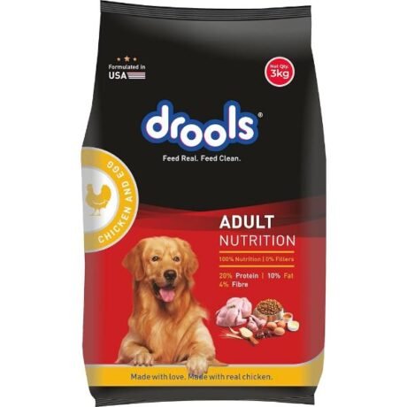 DROOLS DAILY NUTRITION RANGE CHICKEN & EGG ADULT DOG FOOD