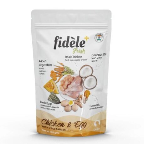 FIDELE FRESH CHICKEN & EGG WITH VEGETABLES DOG FOOD