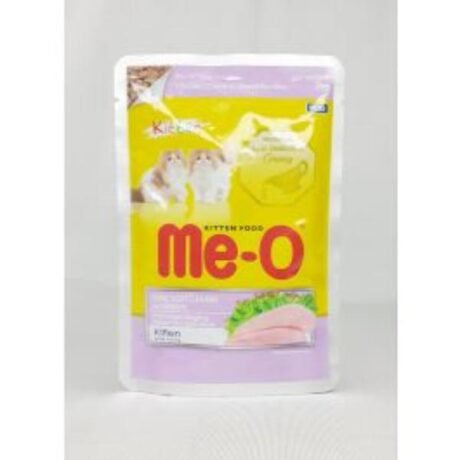 MeO Pouch Kitten Food Chicken Chunk in Gravy