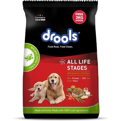 DROOLS 100% VEGETERIAN DOG FOOD FOR ALL LIFE STAGES