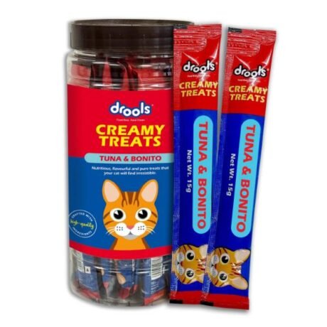 DROOLS CREAMY TREATS TUNA & BONITO CAT TREATS