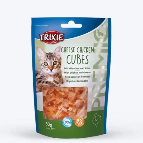 TRIXIE PREMIO CHEESE CHICKEN CUBES CAT TREATS