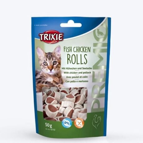 TRIXIE PREMIO FISH CHICKEN ROLLS CAT TREATS