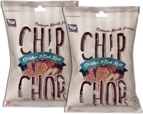 CHIP CHOPS CHICKEN & CODFISH ROLLS DOG TREATS