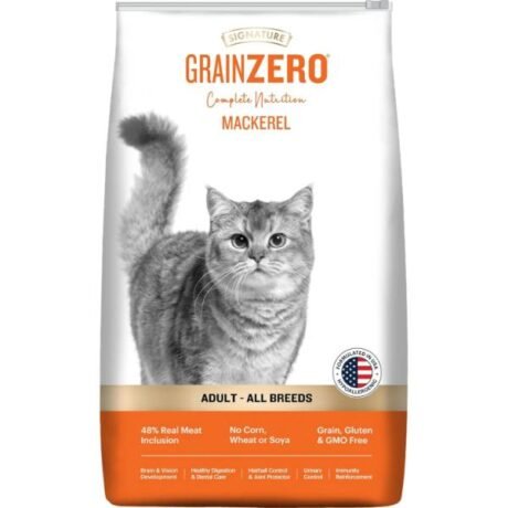 GRAIN ZERO MACKERAL ADULT CAT DRY FOOD