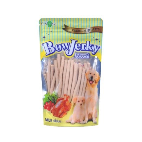 BOW JERKY MILKY JERKY STICKS DOG TREATS