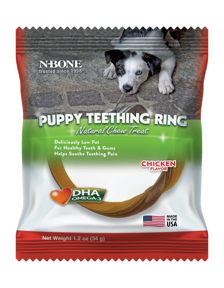 TEETHING RING DOG