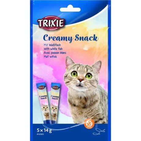 TRIXIE WHITE FISH CREAMY SNACK CAT TREATS