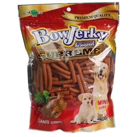 BOW JERKY SUPRME LAMB STICKS MINI DOG TREATS