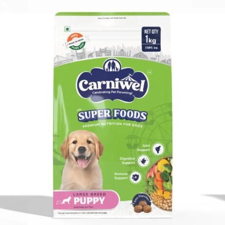 CARNIWEL VEG SUPERFOOD LARGE BREED PUPPY DOG DRY FOOD