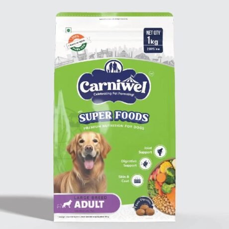 CARNIWEL VEG SUPERFOOD LARGE BREED ADULT DOG DRY FOOD