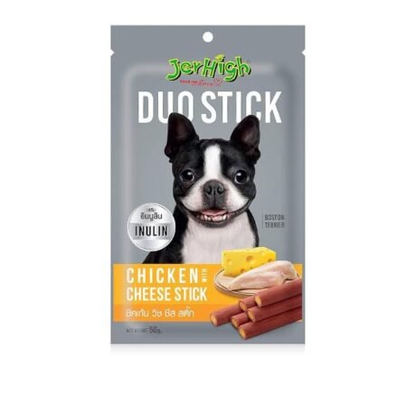 JER HIGH DUO STICK CHICKEN CHEESE DOG TREATS