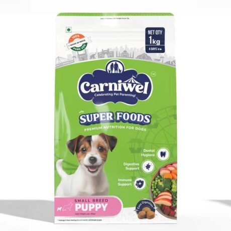 CARNIWEL VEG SUPERFOOD SMALL BREED PUPPY DOG DRY FOOD