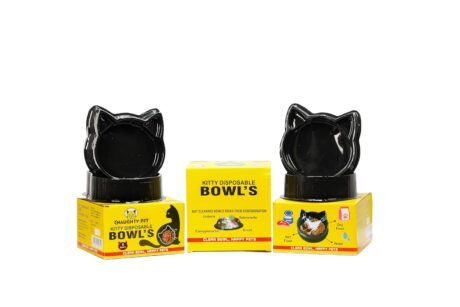 NAUGHTY PET KITTY DISPOSABLE BOWL'S