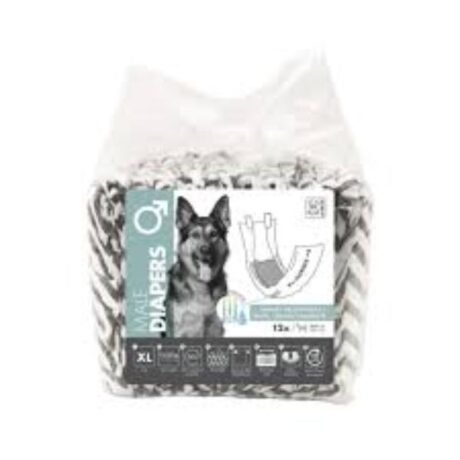 M PETS -MALE CARBON DIAPERS X-LARGE