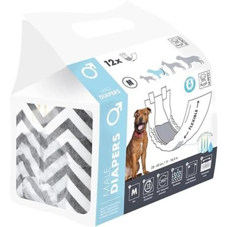 MALE CARBON DIAPERS MEDIUM