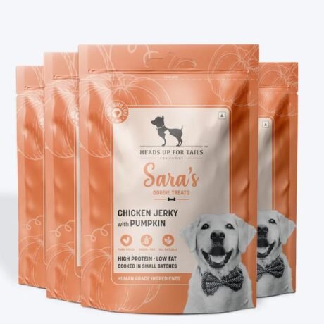 HUFT SARA'S CHICKEN JERKY WITH PUMPKIN DOG TREATS