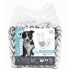 M-PETS-MALE CARBON DIAPERS LARGE