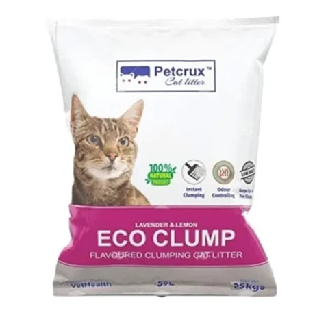 PETCURX ECO CLUMP CAT LITTER LEVENDER AND LEMON FLAVOURED