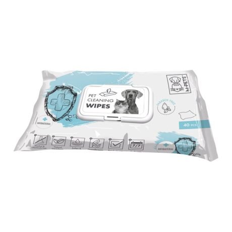 M-PETS   PET CLEANING WIPES (ANTIBACTERIA)