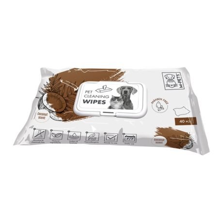 M-PETS   PET CLEANING WIPES(COCONUT)