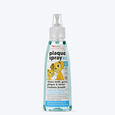 PETKIN PLAQUE SPRAY  COOL MINT FLAVOUR FOR DOGS AND CATS