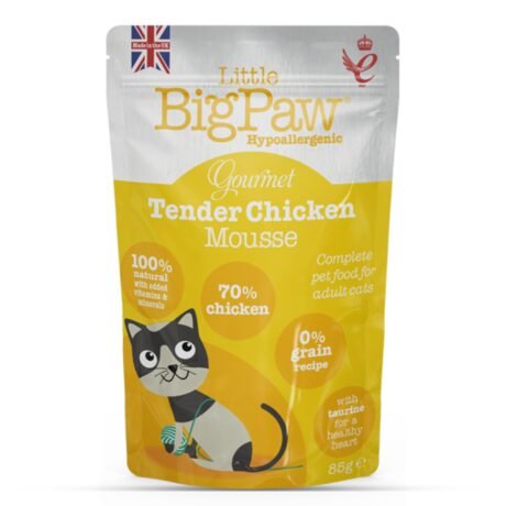 LITTLE BIGPAWS HYPOALLERGENIC TENDER CHICKEN MOUSSE CAT WET FOOD