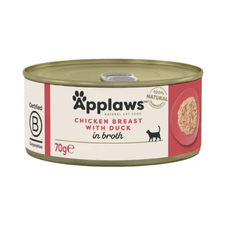APPLAWS CHICKEN BREAST WITH DUCK IN BROTH FOR CATS