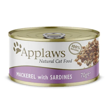 APPLAWS MACKEREL WITH SARDINE IN BROTH FOR CATS