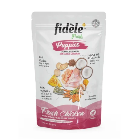 FIDELE FRESH CHICKEN & EGG WITH VEGETABLES PUPPIES