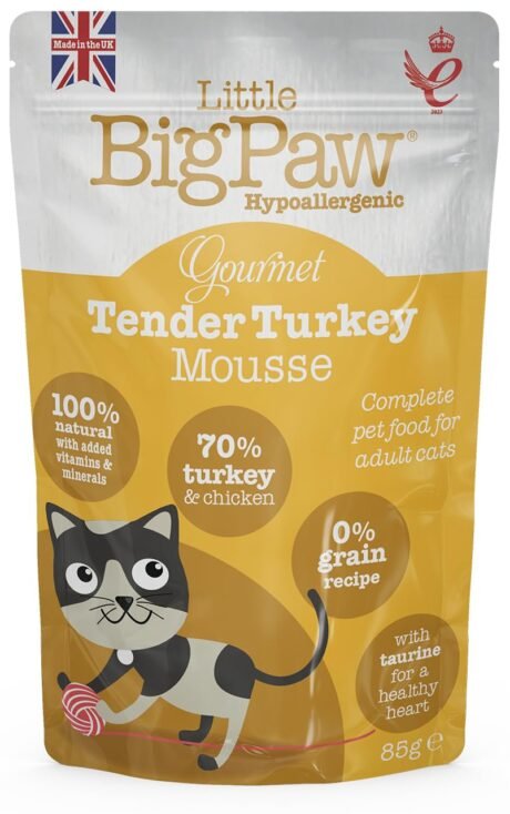 LITTLE BIGPAWS HYPOALLERGENIC TENDER TURKEY MOUSSE CAT WET FOOD