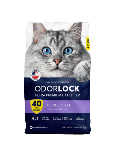 CAT EXCLUSIVE  ODOURLOCK LAVENDER CAT LITTER