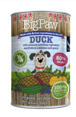 LITTLE BIG PAWS DUCK DOG WET FOOD CAN