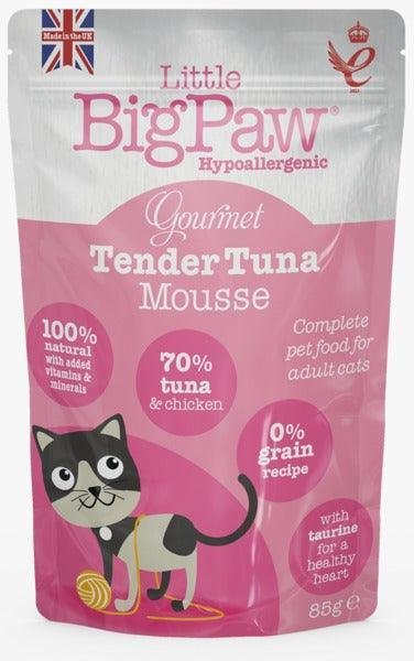 LITTLE BIGPAWS HYPOALLERGENIC TENDER TENDER TUNA MOUSSE CAT WET FOOD