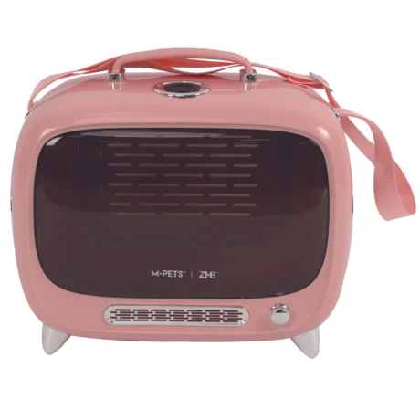 M-PETS Sixties Tv Pet Carrier PINK