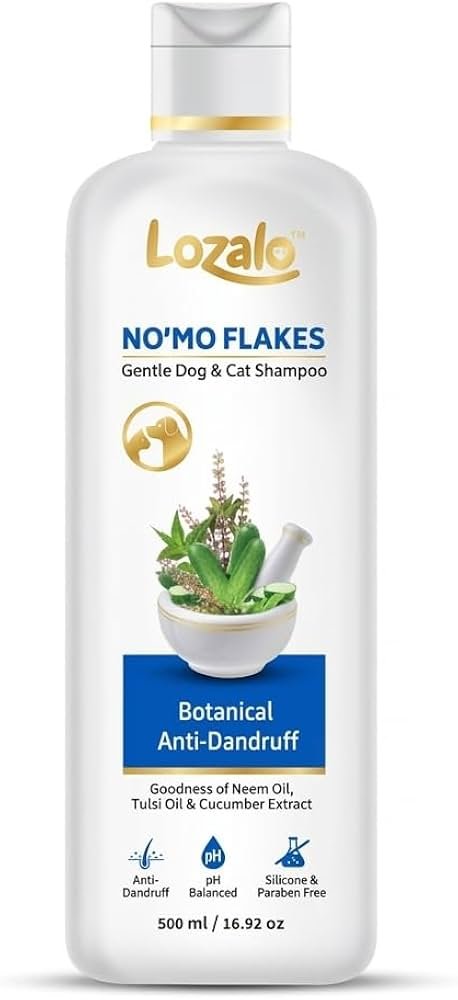 LOZALO No'Mo Flakes Botanical Anti-Dandruff Gentle Shampoo