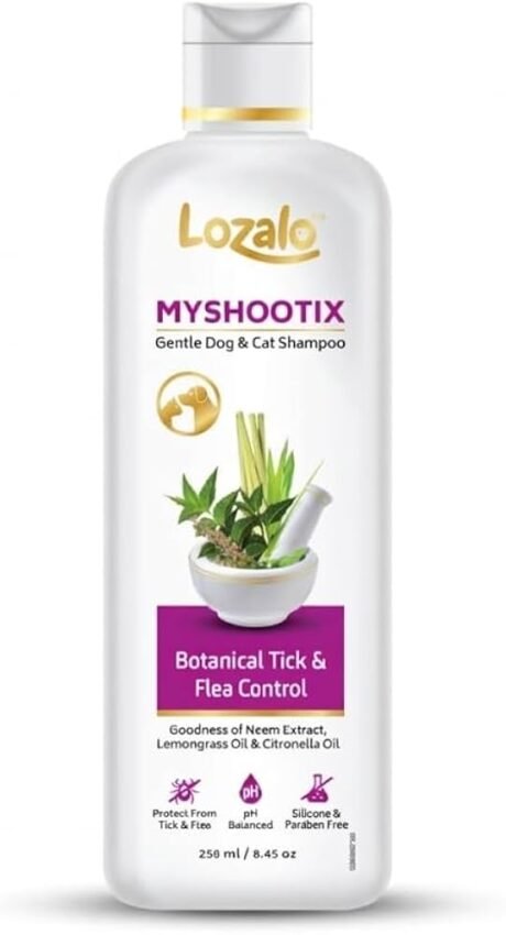 LOZALO MYSHOOTIX BOTANICAL TICK & FLEA CONTROL SHAMPOO