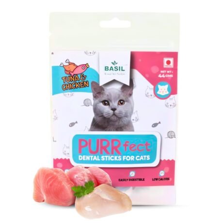 BASIL PURRFECT DENTAL STICKS TUNA CHICKEN