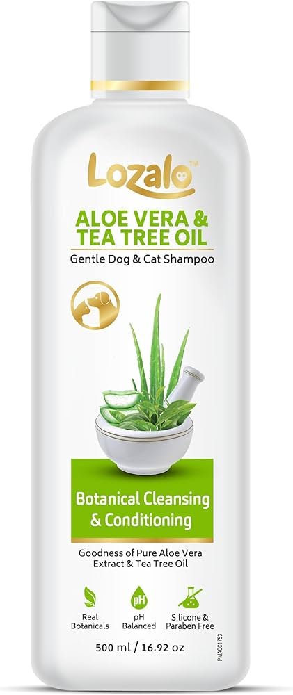 LOZALO ALOE VERA & TEA TREE OIL BOTANICAL CLEANSING & CONDITIONING SHAMPOO
