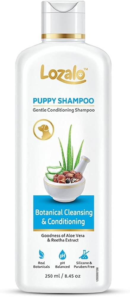 LOZALO PUPPY BOTANICAL CLEANSING & CONDITIONING SHAMPOO