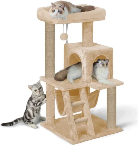 Furrlovers Plush Fabric Kitten Cat Tree