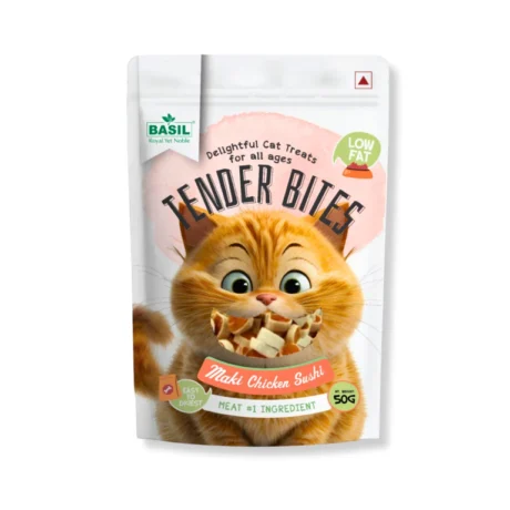 BASIL TENDER BITES Maki Chicken Sushi – Premium Cat Treat