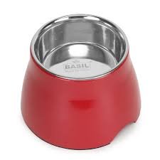 BASIL ELEVATED AND STAINLESS STEEL BOWLS