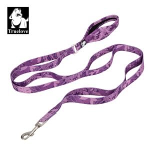 TRUE LOVE MULTI HANDLE FLORAL LEASH