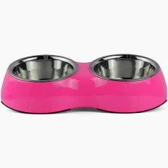 BASIL MELAMINE DOUBLE DINNER SET BOWL PINK