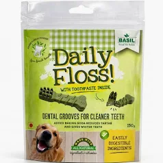 BASIL DAILY FLOSS TOOTHPASTE FILLED CHEM TREAT